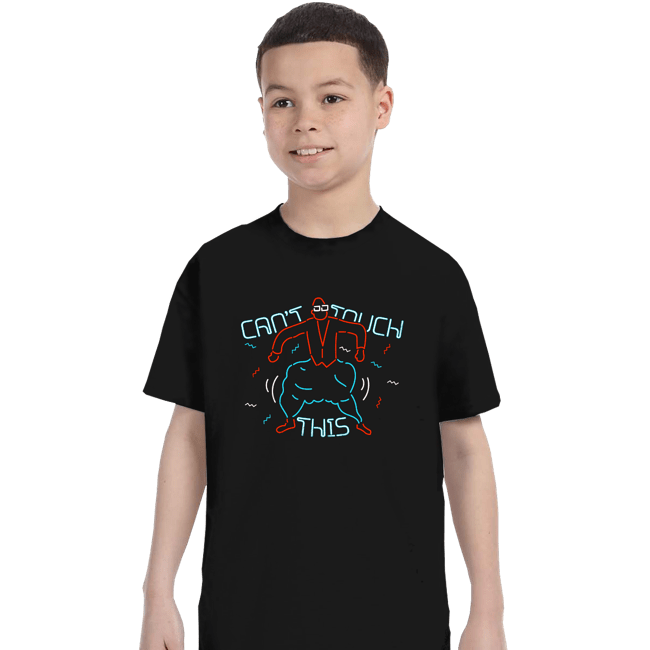 Shirts T-Shirts, Youth / XS / Black Can't Touch This