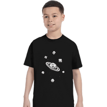 Load image into Gallery viewer, Secret_Shirts T-Shirts, Youth / XS / Black RPG Dice Galaxy
