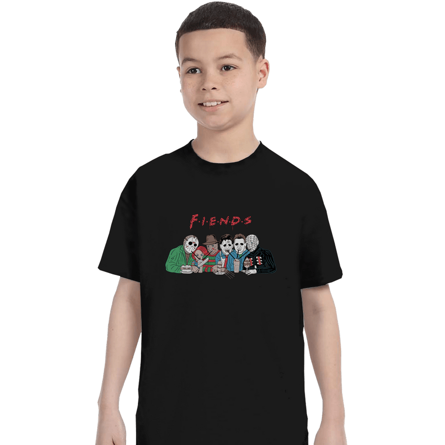 Shirts T-Shirts, Youth / XL / Black Horror Fiends