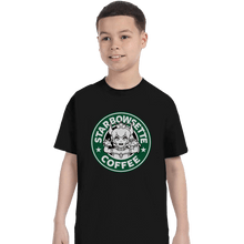 Load image into Gallery viewer, Shirts T-Shirts, Youth / XL / Black Starbowsette Coffee
