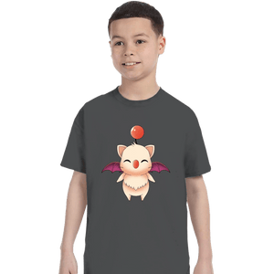Shirts T-Shirts, Youth / XS / Charcoal Moogle