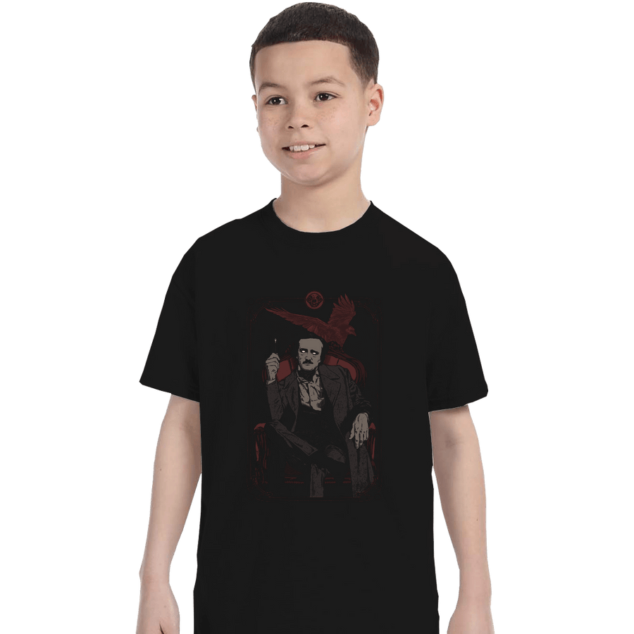 Shirts T-Shirts, Youth / Small / Black Poe