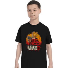Load image into Gallery viewer, Shirts T-Shirts, Youth / XL / Black Red Humanoid Typhoon II
