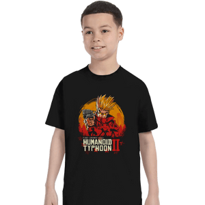 Shirts T-Shirts, Youth / XL / Black Red Humanoid Typhoon II