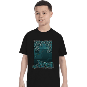Shirts T-Shirts, Youth / Small / Black Alien Bobble