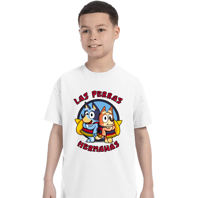 Secret_Shirts T-Shirts, Youth / XS / White Las Perras Hermanas