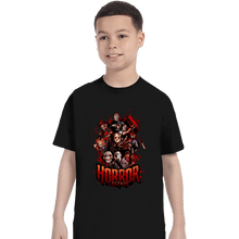 Load image into Gallery viewer, Secret_Shirts T-Shirts, Youth / XS / Black Horror Legends

