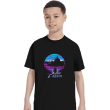Load image into Gallery viewer, Shirts T-Shirts, Youth / XL / Black Retrowave Darksouls
