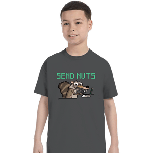 Shirts T-Shirts, Youth / XS / Charcoal Send Nuts