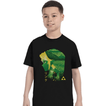 Load image into Gallery viewer, Shirts T-Shirts, Youth / XL / Black Hyrule Hero
