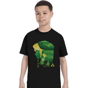 Shirts T-Shirts, Youth / XL / Black Hyrule Hero