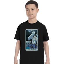 Load image into Gallery viewer, Daily_Deal_Shirts T-Shirts, Youth / XS / Black Tarot Ghibli The Moon
