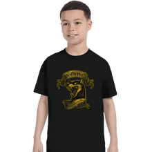 Load image into Gallery viewer, Shirts T-Shirts, Youth / XL / Black Hufflepuff
