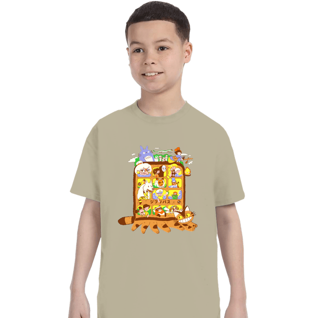 Secret_Shirts T-Shirts, Youth / XS / Sand Anime Bus!