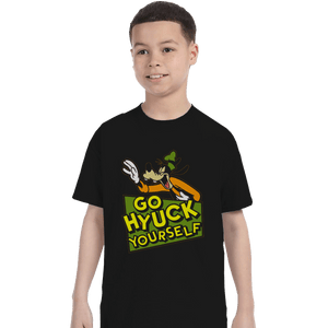 Shirts T-Shirts, Youth / XL / Black Go Hyuck Yourself