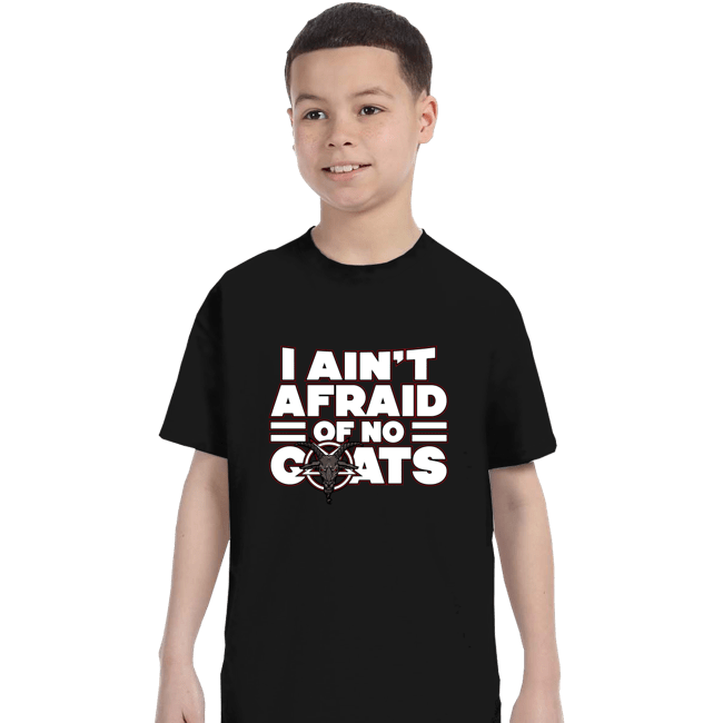 Shirts T-Shirts, Youth / XS / Black No Goats