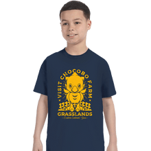 Load image into Gallery viewer, Shirts T-Shirts, Youth / XS / Navy Grasslands Area Farm
