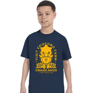 Shirts T-Shirts, Youth / XS / Navy Grasslands Area Farm