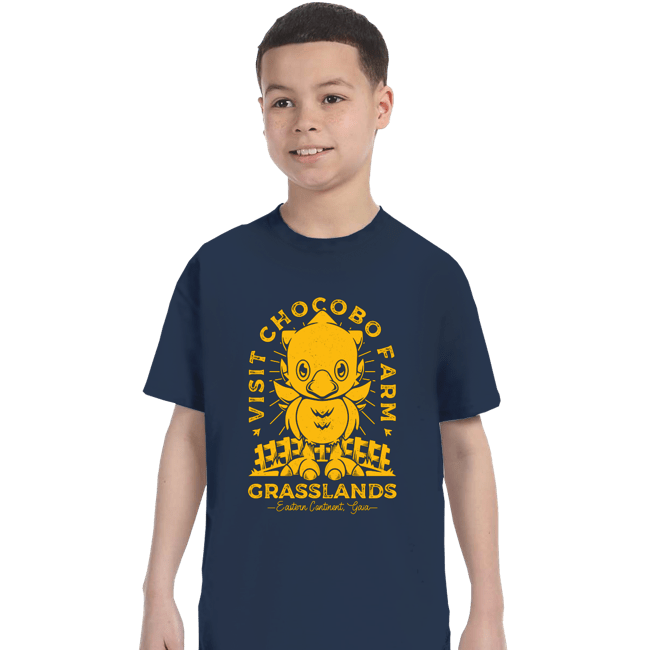 Shirts T-Shirts, Youth / XS / Navy Grasslands Area Farm