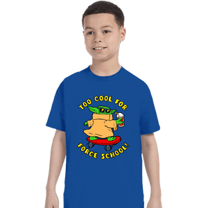 Secret_Shirts T-Shirts, Youth / XS / Royal Blue Too Cool