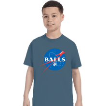 Load image into Gallery viewer, Secret_Shirts T-Shirts, Youth / XS / Indigo Blue Balls
