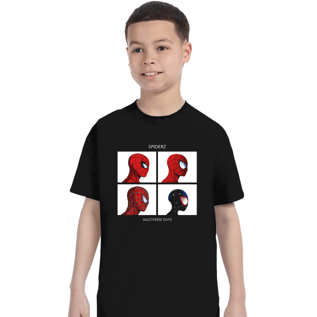 Shirts T-Shirts, Youth / XS / Black Spiderz