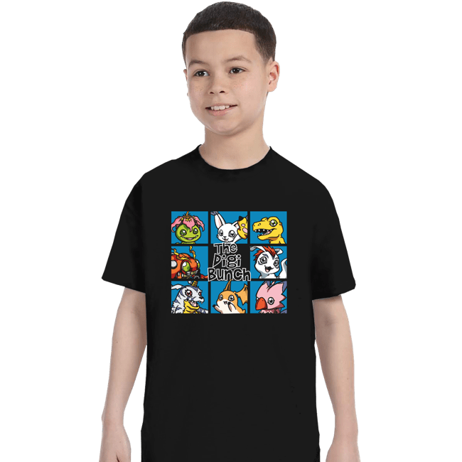 Secret_Shirts T-Shirts, Youth / XS / Black Digi Bunch