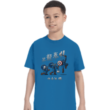 Load image into Gallery viewer, Secret_Shirts T-Shirts, Youth / XS / Sapphire Captain Shoryuken
