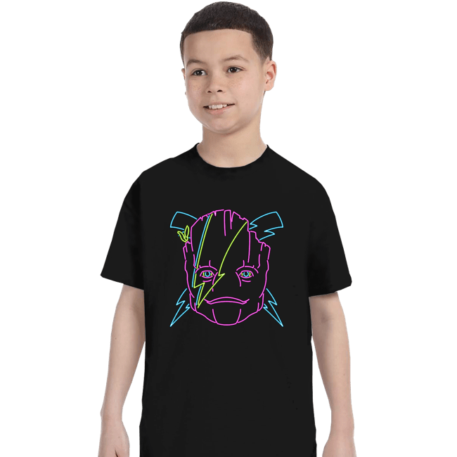 Secret_Shirts T-Shirts, Youth / XS / Black Cosmic Tree
