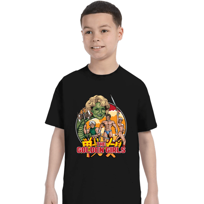 Daily_Deal_Shirts T-Shirts, Youth / XS / Black Golden Axe Girls