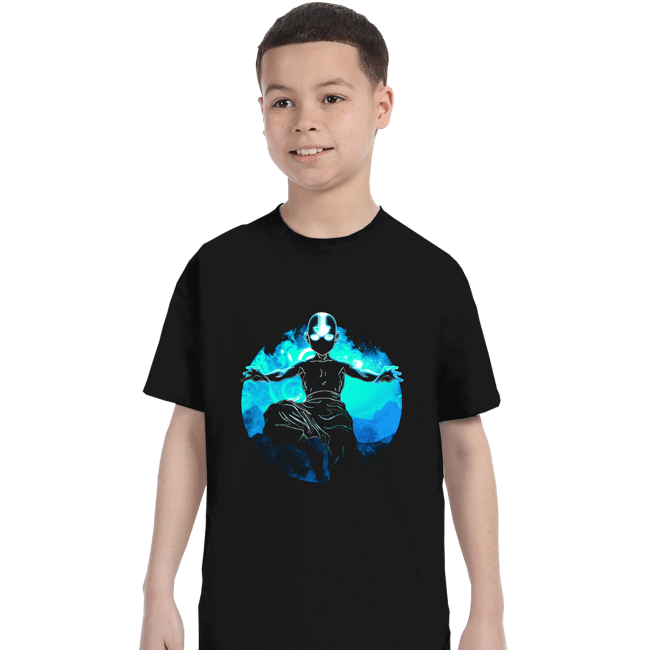 Daily_Deal_Shirts T-Shirts, Youth / XS / Black Air Bender Orb