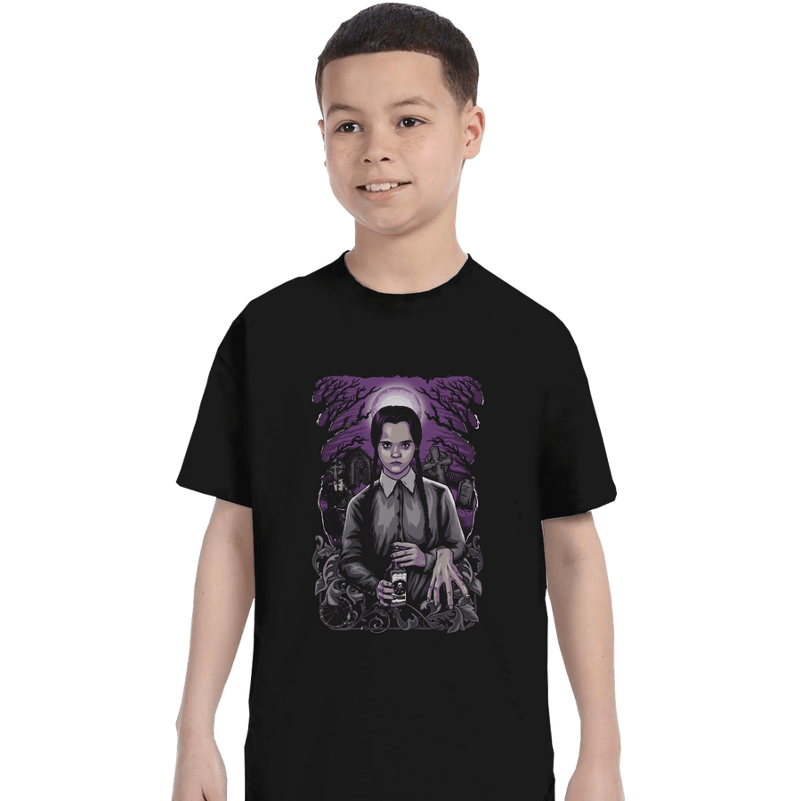 Shirts T-Shirts, Youth / XL / Black The Addams Family
