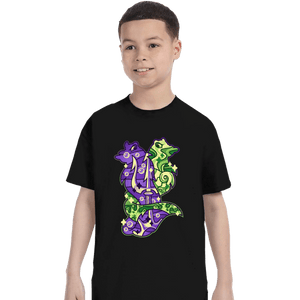Shirts T-Shirts, Youth / XS / Black Magical Silhouettes - Flotsam and Jetsam