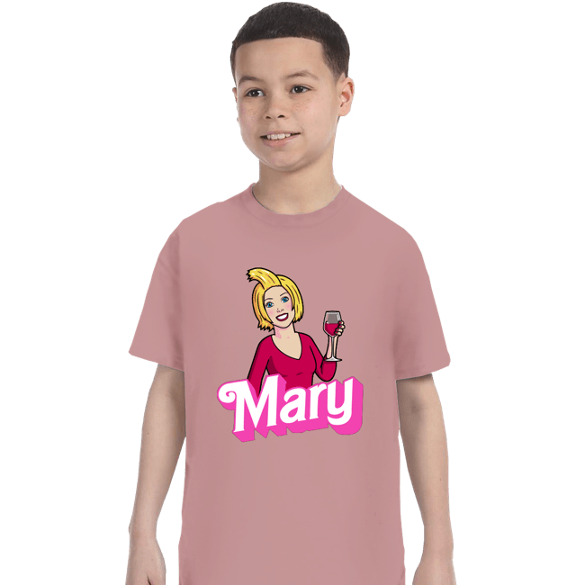 Daily_Deal_Shirts T-Shirts, Youth / XS / Pink Mary Doll
