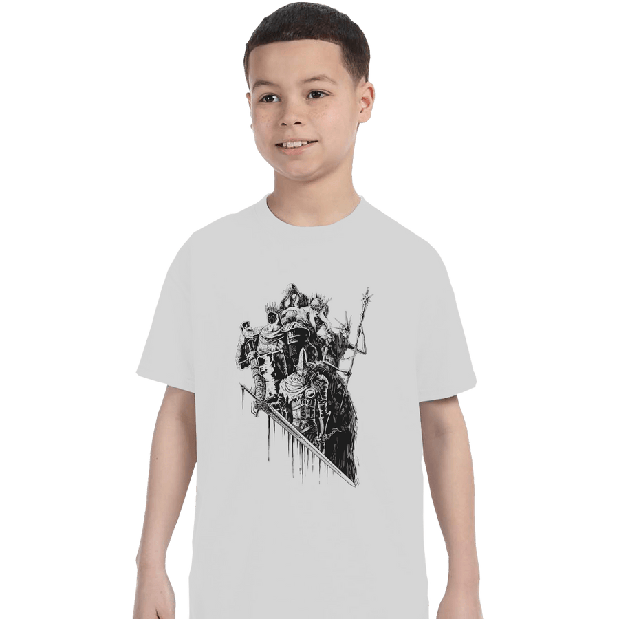 Shirts T-Shirts, Youth / Small / White Lords Of Cinder Lords Of Ash