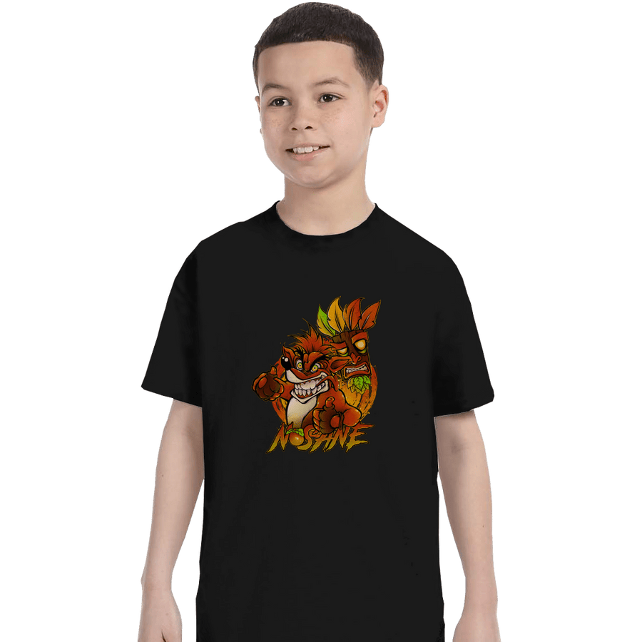Shirts T-Shirts, Youth / XL / Black Nsane Bandicoot