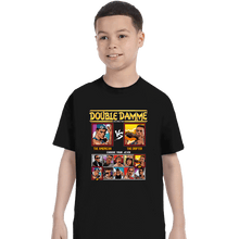 Load image into Gallery viewer, Shirts T-Shirts, Youth / XS / Black Double Damme
