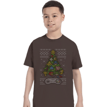 Load image into Gallery viewer, Shirts T-Shirts, Youth / XL / Dark Chocolate A Classic Gamers Christmas
