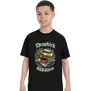 Daily_Deal_Shirts T-Shirts, Youth / XS / Black Dropkick Willies