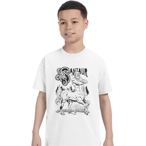 Shirts T-Shirts, Youth / XL / White Santaur