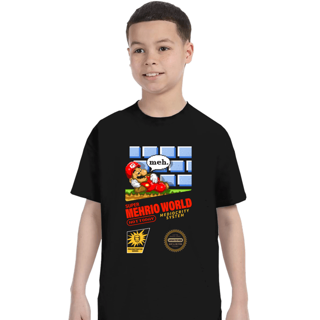 Daily_Deal_Shirts T-Shirts, Youth / XS / Black Super Mehrio World
