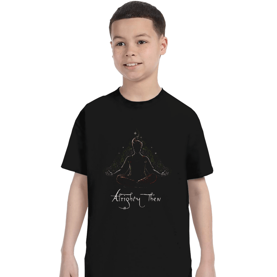 Shirts T-Shirts, Youth / XL / Black Alrighty Then