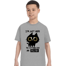 Load image into Gallery viewer, Daily_Deal_Shirts T-Shirts, Youth / XS / Sports Grey My Alibi
