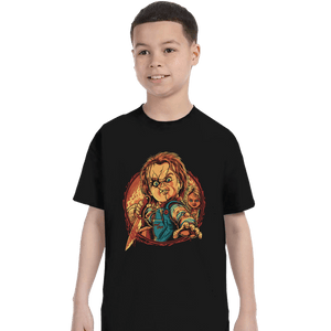 Daily_Deal_Shirts T-Shirts, Youth / XS / Black The Doll Slasher