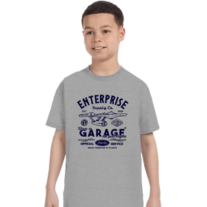 Daily_Deal_Shirts T-Shirts, Youth / XS / Sports Grey Enterprise Garage