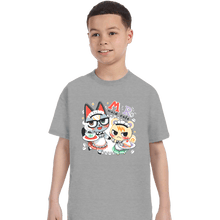 Load image into Gallery viewer, Secret_Shirts T-Shirts, Youth / XS / Sports Grey M &amp; R Maid Cafe
