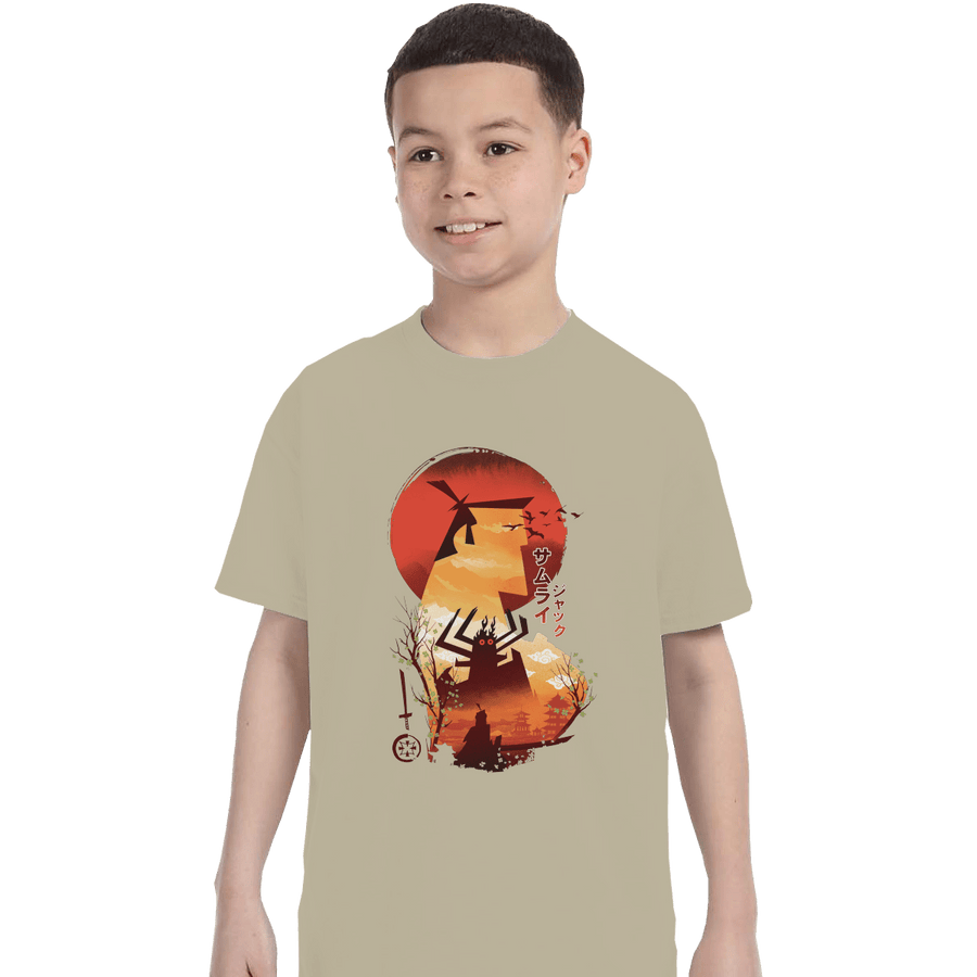 Shirts T-Shirts, Youth / XL / Sand Samurai Jack Sumi-e