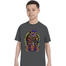 Load image into Gallery viewer, Daily_Deal_Shirts T-Shirts, Youth / XS / Charcoal Bebop Crest
