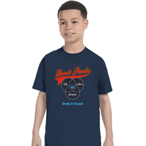 Shirts T-Shirts, Youth / XS / Navy Grab A Towel