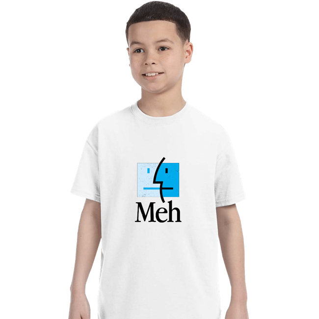 Daily_Deal_Shirts T-Shirts, Youth / XS / White Meh